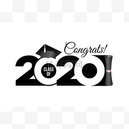 2020年留级问候语、邀请卡.毕业设