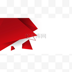 红色小册子图片_具有红色几何形状元素的现代背景