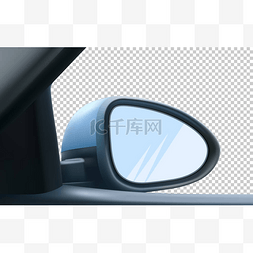 Rearview mirror Mockup 3 D realistic vector e