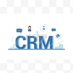 仓库管理系统图标图片_与客户，Crm 概念上工作的数据组