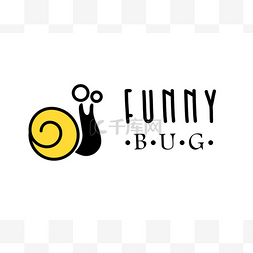 logo标识设计图片_Vector bug logo