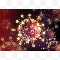 red图片图片_Futuristic Coronavirus 2019-ncov, Covid-19 we