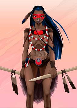 美丽的亚马逊女战士