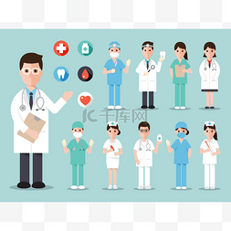 平面设计人员图片_医疗和医院的图标