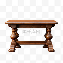 桌子桌子图片_桌子质感木头茶几AI元素立体免扣