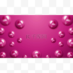 几何元素紫色粉色图片_现实的球体几何紫色设计元素圆形