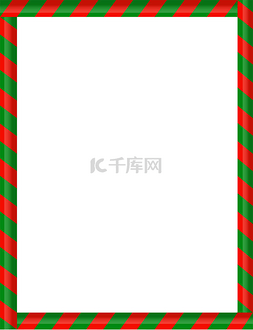 candy图片_Candy Cane caramels as border frame white bac