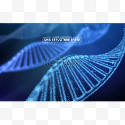 生物技术彩页图片_基因组 dna 向量例证。dna 结构 epps 