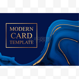 现代抽象奢侈卡模板，用于商务或
