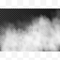 白烟png图片_透明背景上分离出的白烟。蒸汽的