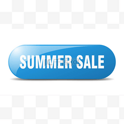 下按图片_夏季销售按钮。夏季销售标志。钥