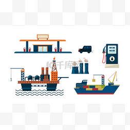 浩瀚船舶图片_石油工业经营理念。石油平台、加