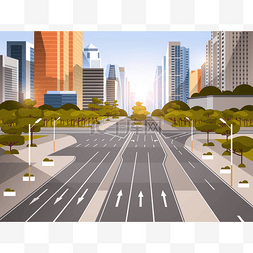 公路背景图素材图片_公路沥青路用标记箭头交通标志 