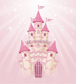 粉色天空城堡