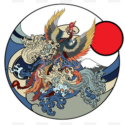凤凰图片_日本孔雀纹身。亚洲凤凰火鸟纹身
