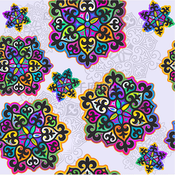 mixed图片_Lace, mixed pattern, flower, Kazakh flower, t
