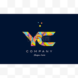 yc y c 多彩字母表字母标志图标模