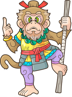 滑稽的猴子图片_滑稽的猴子国王, 逗人喜爱的例证