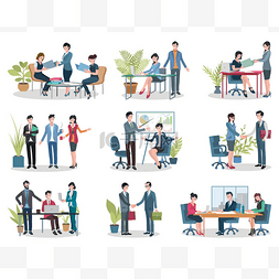 合同商务图片_办公室商务会议、会议和合同