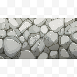 插图石头图片_一堵墙，用石头做的