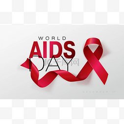 艾滋病意识。世界艾滋病日概念。