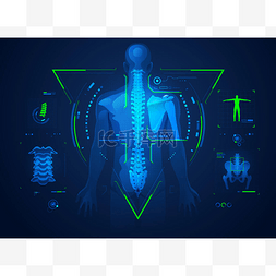 x光图片_脊椎外科技术或脊柱医学治疗的概