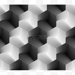 六角形设计图片_设计无缝六角形几何图案