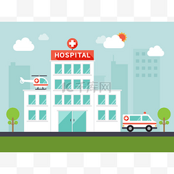 医院大楼图标图片_医疗和医院的图标