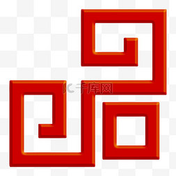 中式装饰图案图片_中国风中式图案转角装饰边框元素
