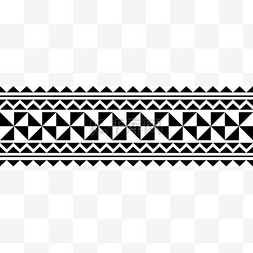 波利尼西亚纹身袖图案向量, 萨摩
