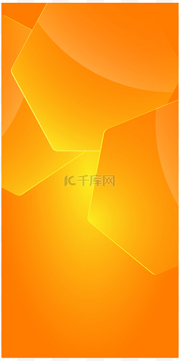 广告传单模板图片_Glowing yellow abstract background figure lay