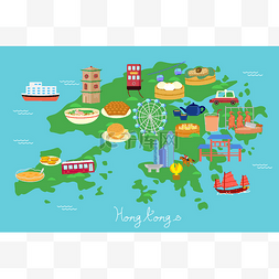 hong绸图片_Hong 香港旅游元素 