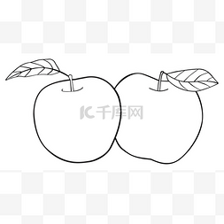 愉快的背景图片_令人愉快的花园-集的两个苹果与