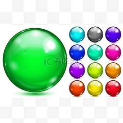 各种球体图片_多彩多姿的各种领域饱和的颜色