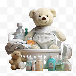 小熊清洁婴幼儿家居元素立体免扣