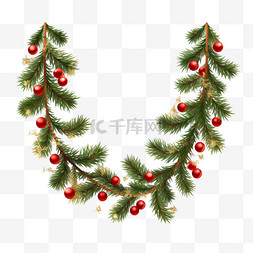 圣诞松树png图片_圣诞松树简洁免扣元素装饰素材