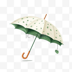 雨水背景图片_季风季节的可爱雨伞