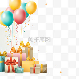 生日气球背景图片_生日快乐设计背景