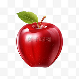 苹果汁素材图片_红苹果病媒健康甜果