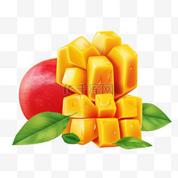 绿色背景食品图片_矢量成熟的黄色、橙色、红色整体
