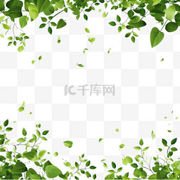 绿叶背景绿叶背景图片_绿叶错落有致的背景设计