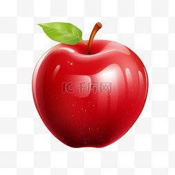 果汁背景绿色图片_红苹果病媒健康甜果