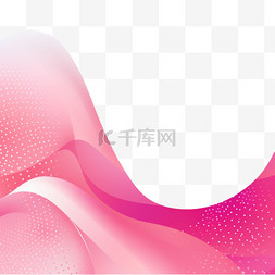 渐变层图片_抽象曲线形层柔和粉红色，带有半