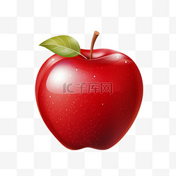 午后果园图片_红苹果病媒健康甜果