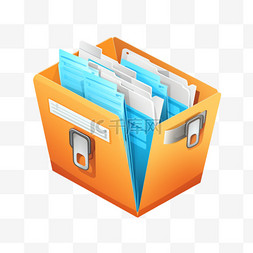 存档图片_打开文件夹、带有文档的文件夹、