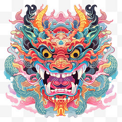 线描椅子手绘插画图片_十二生肖龙矢量图手绘元素