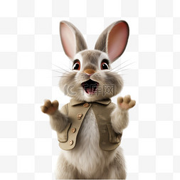 中秋节可爱兔子中秋兔兔手绘月兔