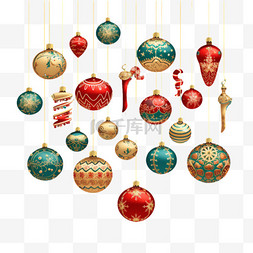 日本新年吊饰图片_圣诞ai吊饰免扣元素装饰素材