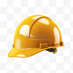 戴头盔安全行图片_安全帽装饰头盔元素立体免扣图案