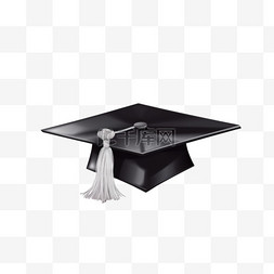 砂浆板图片_纸角上的毕业帽或砂浆板。矢量教